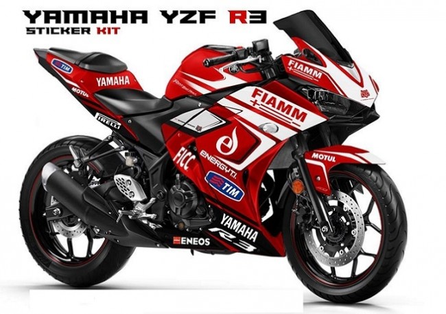 Yamaha R3 2019-2020 Graphic Decals Kit Venom